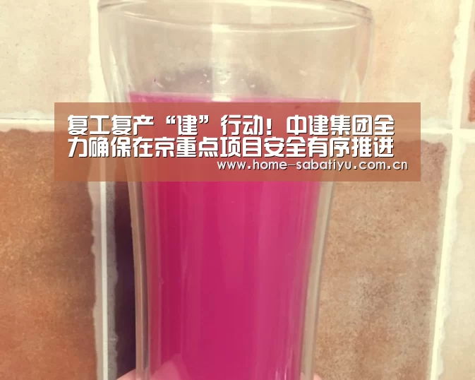 复工复产“建”行动!中建集团全力确保在京重点项目安全有序推进‘沙巴体育app’(图4) 沙巴足球